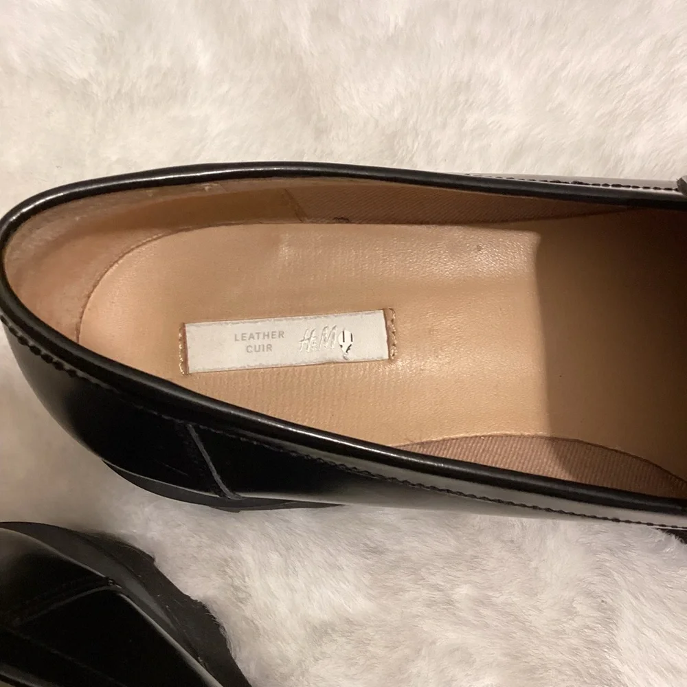 Women’s H&M Y2K Fashionable Chunky Loafers Size 8.5 - Picture 9 of 9